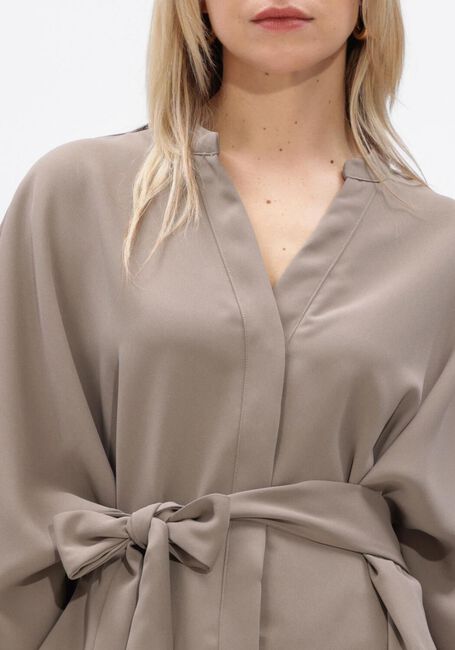 Taupe NEO NOIR Blouses ELLERY CREPE BLOUSE - large