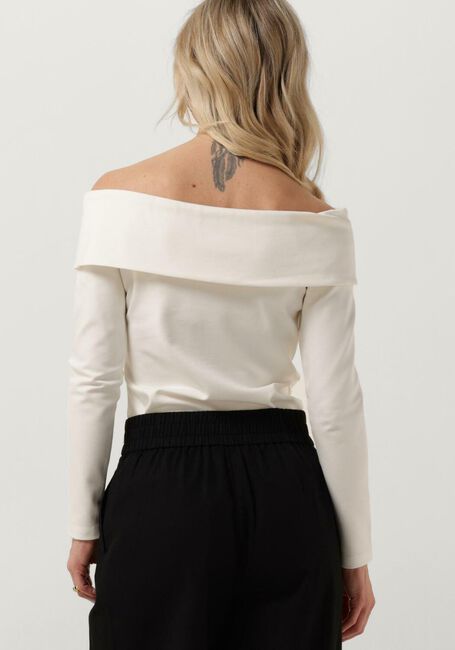 Witte SELECTED FEMME Tops & T-shirts SLFEFFIE LS OFF-SHOULDER TOP - large