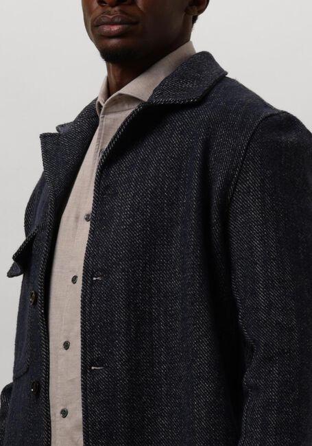 Donkerblauwe PROFUOMO Overshirt OVERSHIRT TWILL N - large