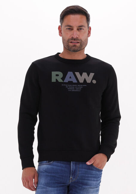 Zwarte G-STAR RAW Sweater MULTI COLORED RAD. R SW - large