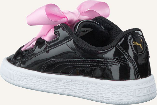 Zwarte PUMA Lage sneakers BASKET HEART PATENT KIDS Zwarte PUMA Lage sneakers BASKET HEART PATENT KIDS - large