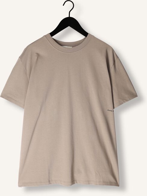Taupe PURE PATH T-shirt LOOSE FIT T-SHIRTS CREWNECK SS106 Taupe PURE PATH T-shirt LOOSE FIT T-SHIRTS CREWNECK SS106 - large