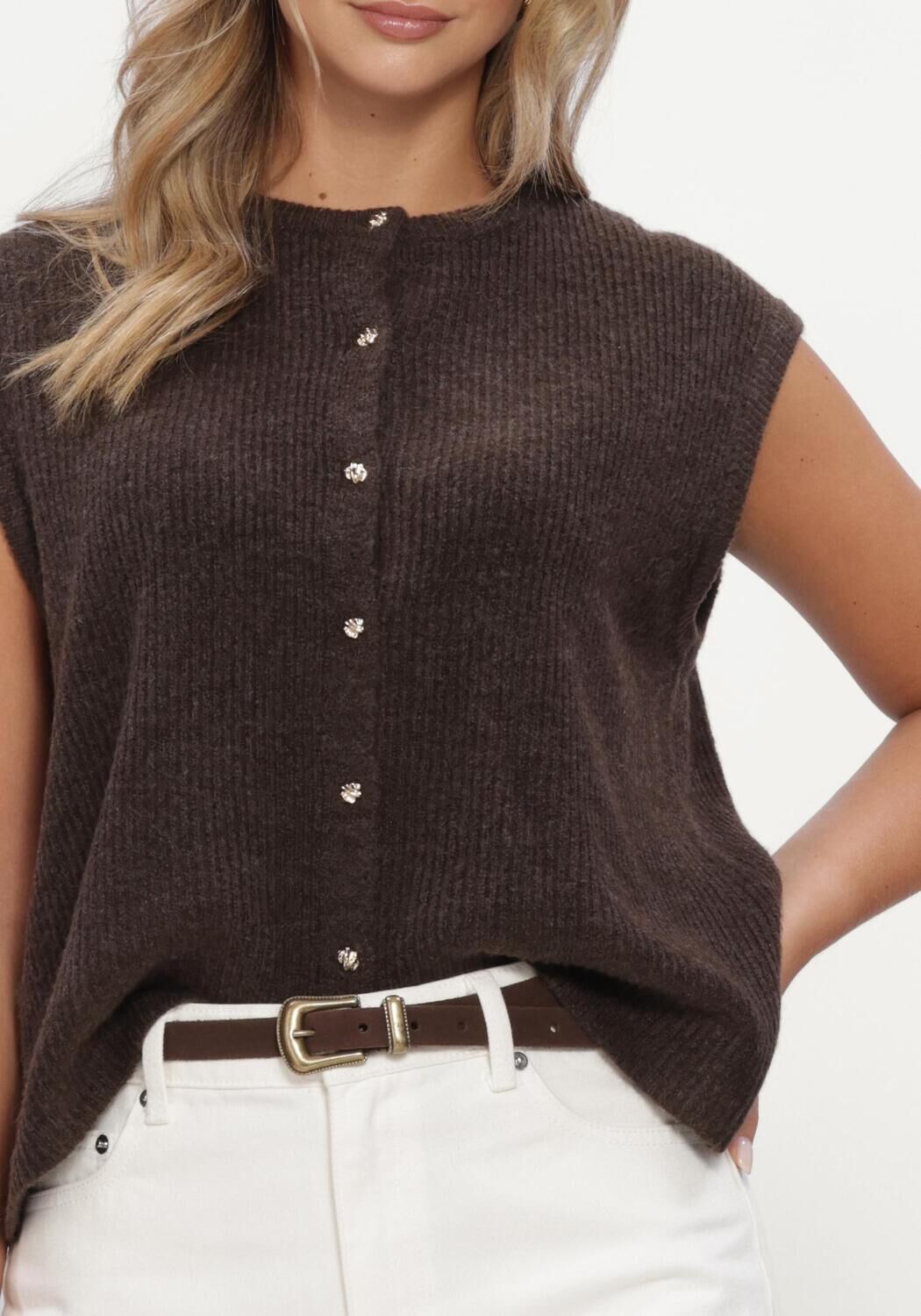Bruine NOTRE-V Vest NV-ILENE - large