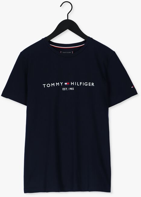Blauwe TOMMY HILFIGER T-shirt TOMMY LOGO TEE - large