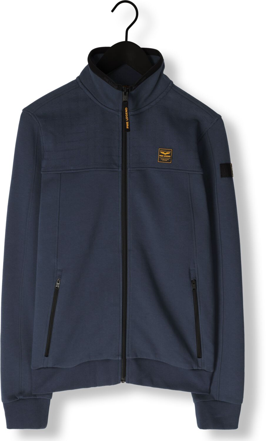 PME LEGEND Heren Jassen Zip Jacket Spacer Look Sweat Blauw