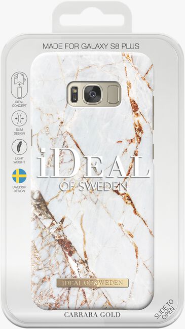 Witte IDEAL OF SWEDEN Telefoonhoesje FASHION CASE GALAXY S8 PLUS - large