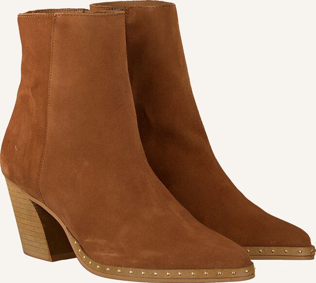 Cognac OMODA Enkellaarsjes ELLA OBLIQUE Cognac OMODA Enkellaarsjes ELLA OBLIQUE - large