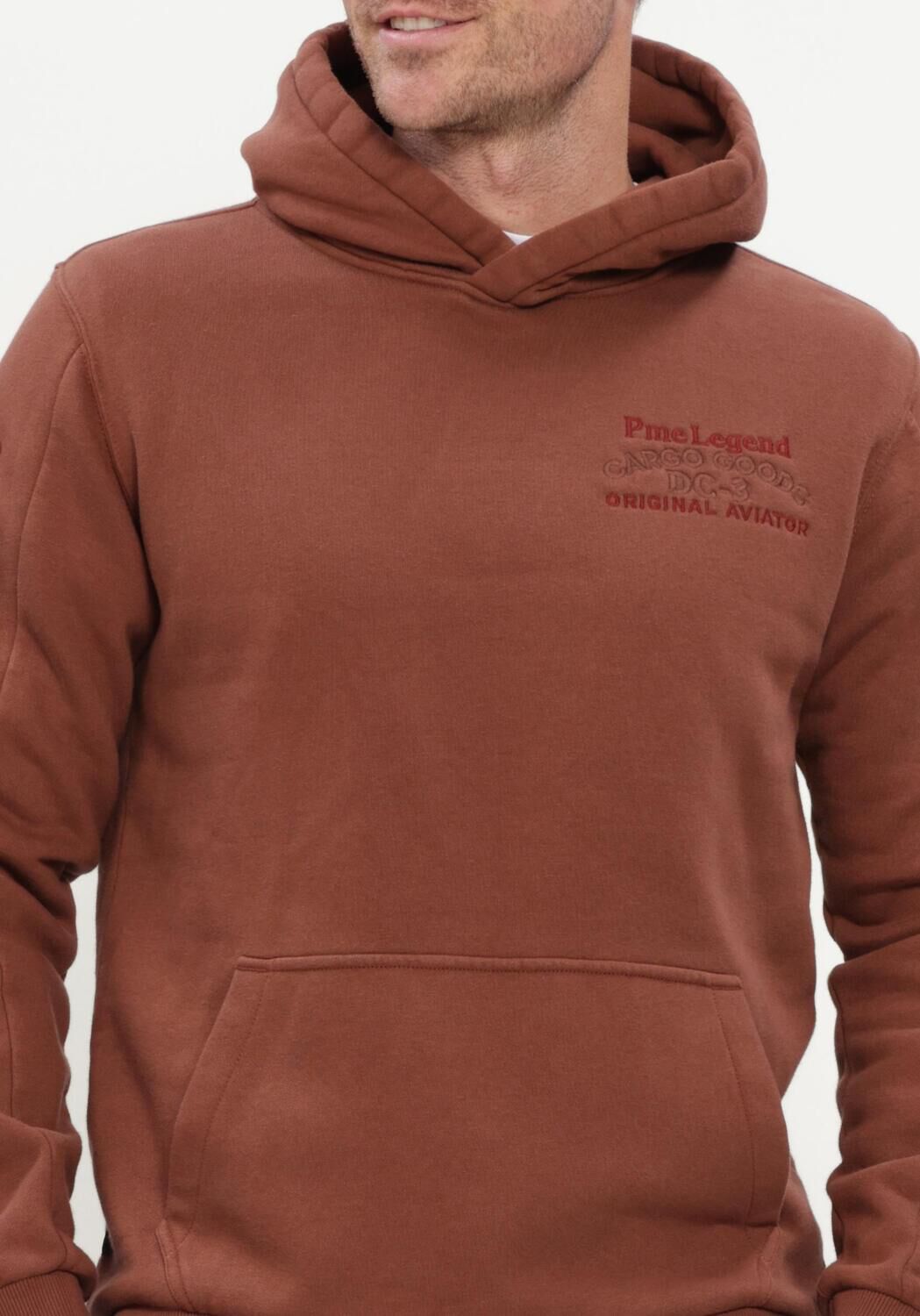 Bruine PME LEGEND Sweater HOODED 3T CROSS FLEECE - large