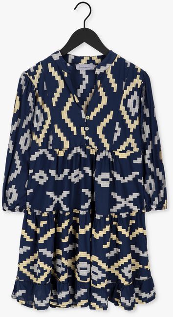 Donkerblauwe GREEK ARCHAIC KORI Mini jurk SHORT DRESS - large