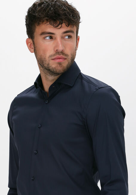 Donkerblauwe BOSS BLACK Klassiek overhemd P-HANK-SPREAD-214 10151300 01 - large