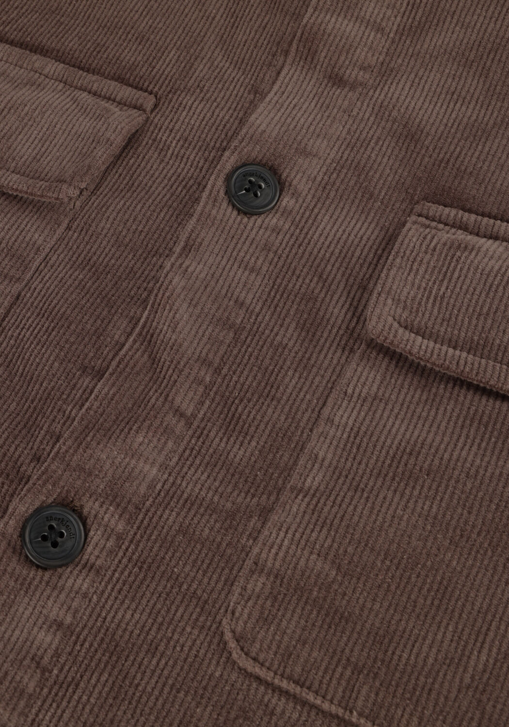 Bruine ANERKJENDT Overhemden AKOSCAR CORD OVERSHIRT - large