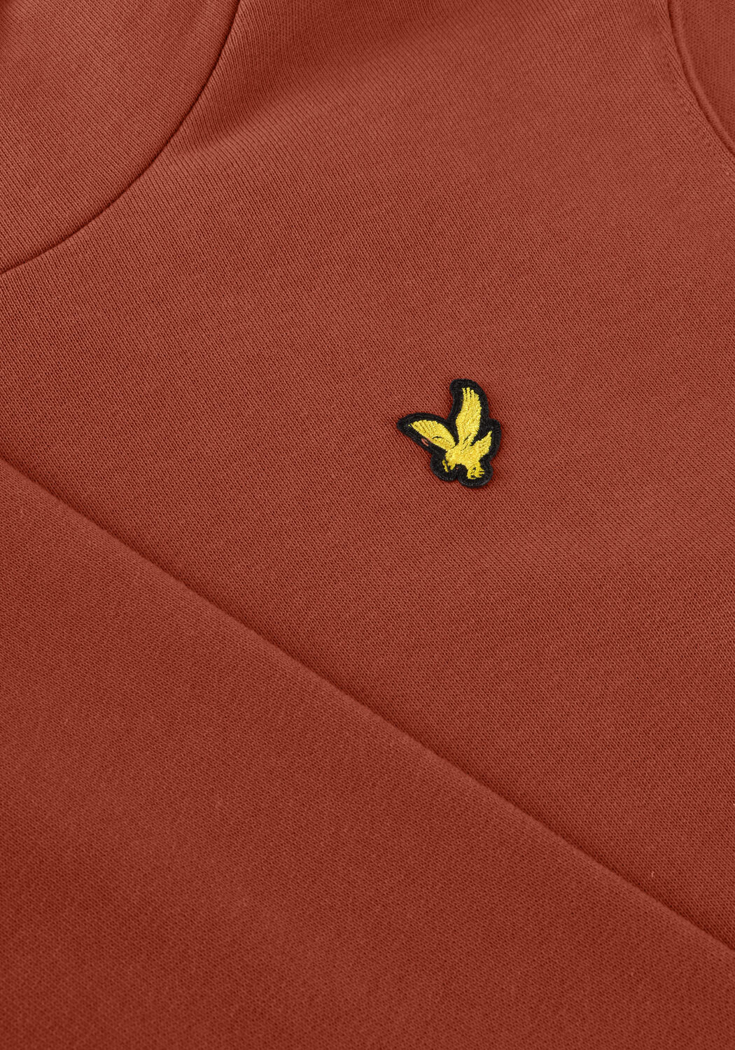 Bruine LYLE & SCOTT Sweater PULLOVER HOODIE BOYS - large