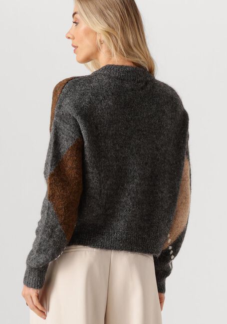 Multi ROUGE EDIT Trui ROUARGYLE LS V NECK KNIT - large