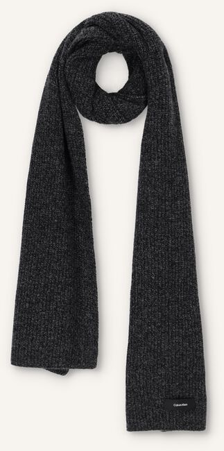 Zwarte CALVIN KLEIN Sjaal DADDY WOOL KNIT SCARF 30X180 Zwarte CALVIN KLEIN Sjaal DADDY WOOL KNIT SCARF 30X180 - large