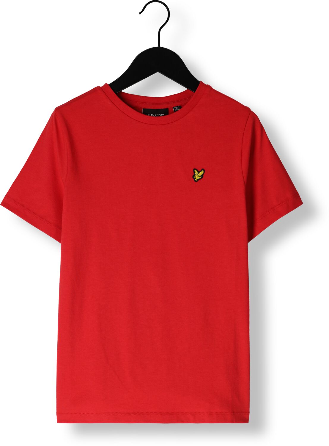 Lyle & Scott T-shirt TSB2000V rood Jongens Katoen Ronde hals Effen 170 176