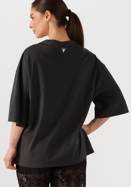 Zwarte ALIX THE LABEL T-shirt LADIES KNITTED ALIX TSHIRT - large