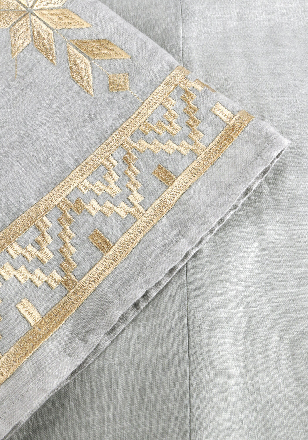 Lichtgrijze GREEK ARCHAIC KORI Mini jurk S26K-2043204 - large