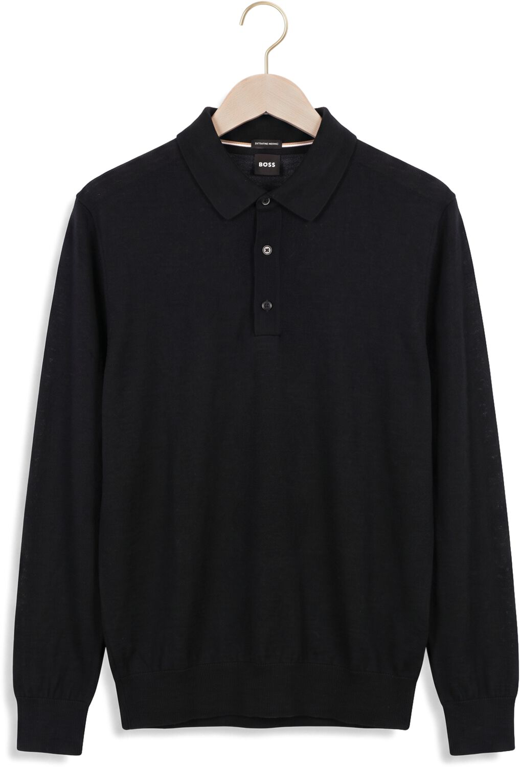 BOSS BLACK Heren Truien & Vesten H-lancione Zwart