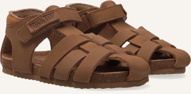 Cognac TON & TON Platte sandalen PL_OMO10 Cognac TON & TON Platte sandalen PL_OMO10 - large