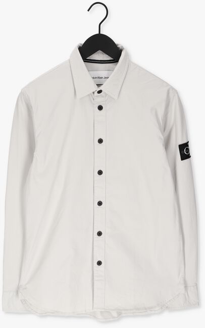 Zand CALVIN KLEIN Casual overhemd MONOGRAM BADGE SHIRT - large