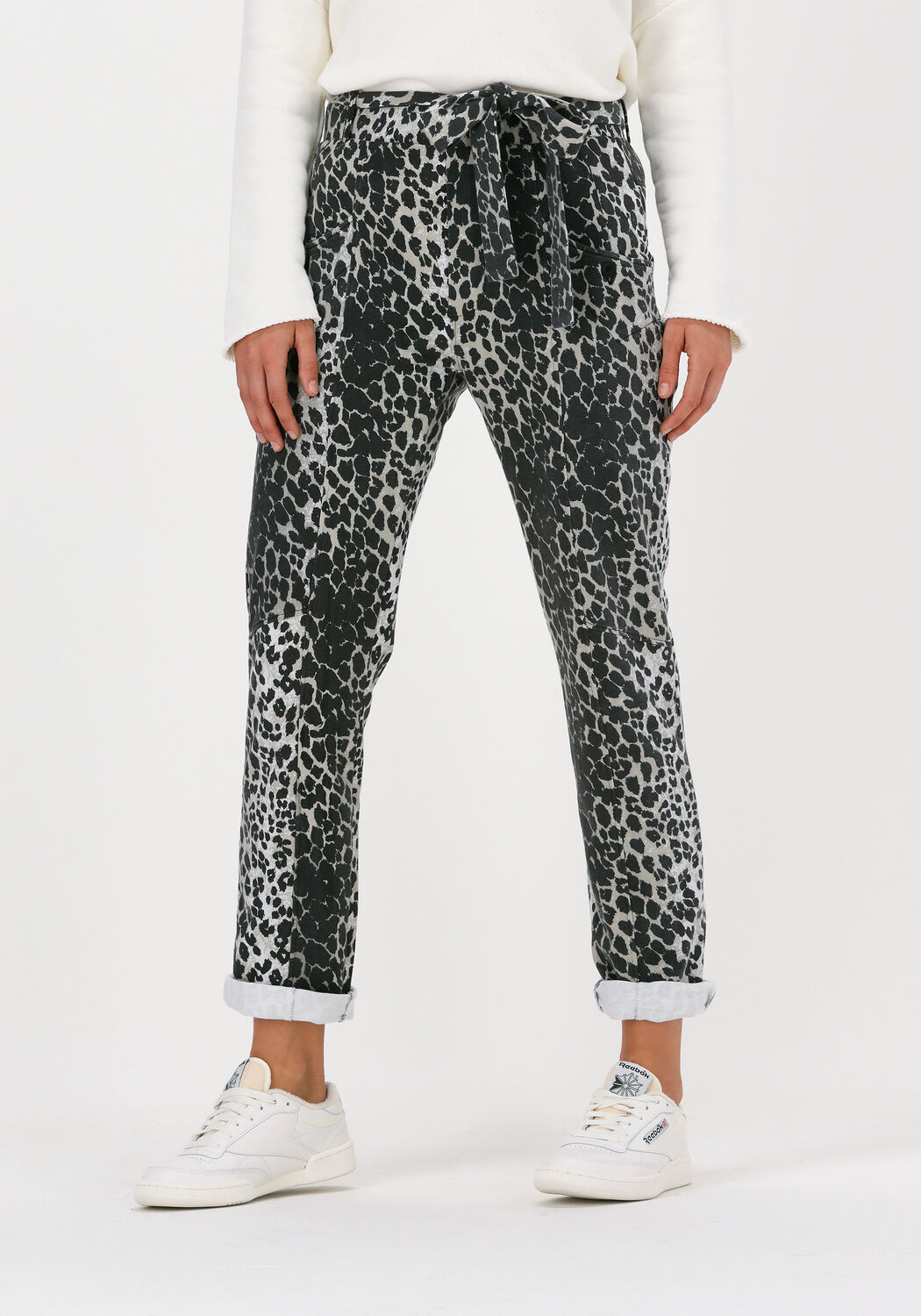 Bruine 10DAYS Joggingbroek HIGH WAIST JOGGER LEOPARD | Omoda