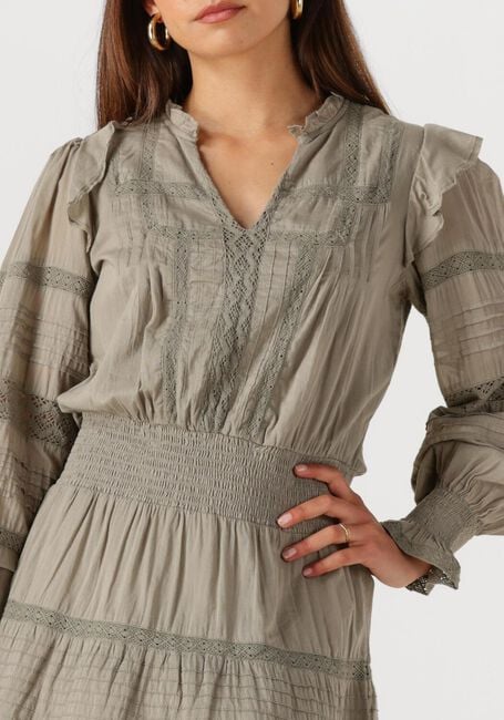 Olijf NEO NOIR Mini jurk ARAN S VOILE DRESS - large