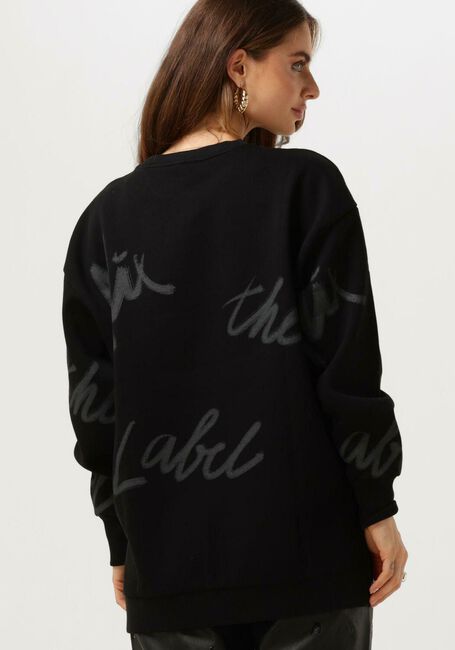 Zwarte ALIX THE LABEL Trui PAINTED SWEATER - large