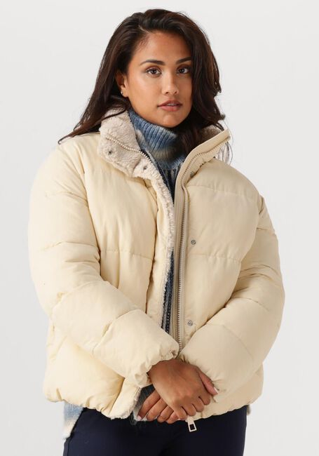 Blauwe ANOTHER LABEL Gewatteerde jas AL MILLE TEDDY JACKET - large