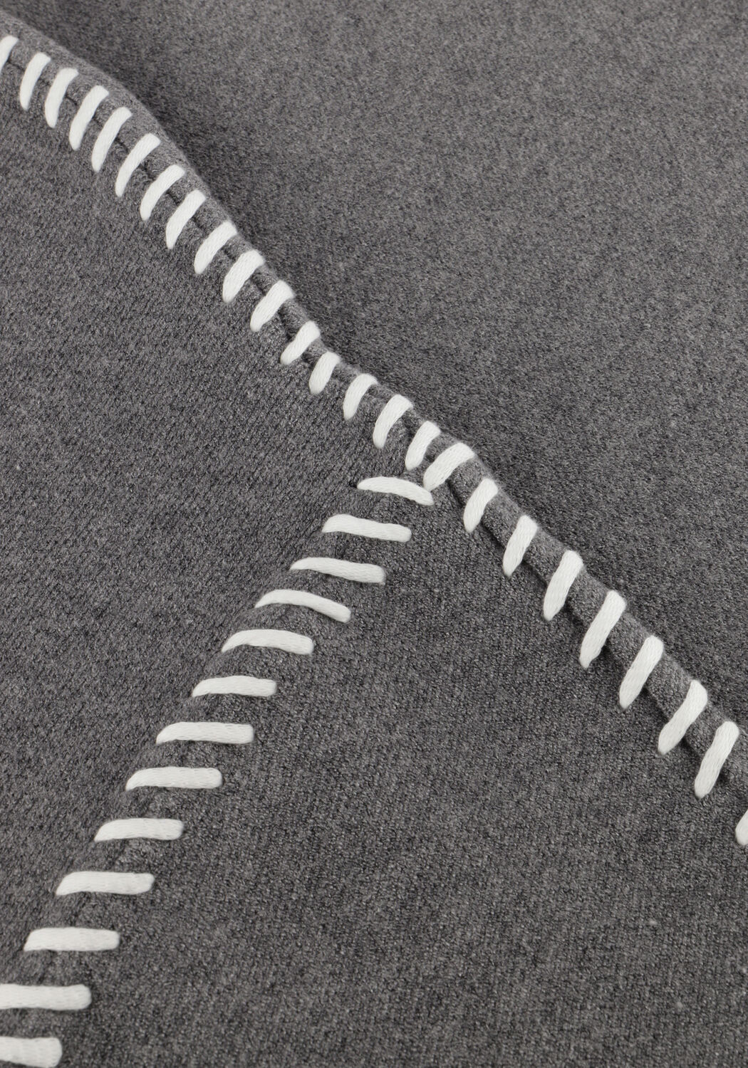 Grijze Y.A.S. Trui YASSTITCHA LS KNIT PULLOVER - large