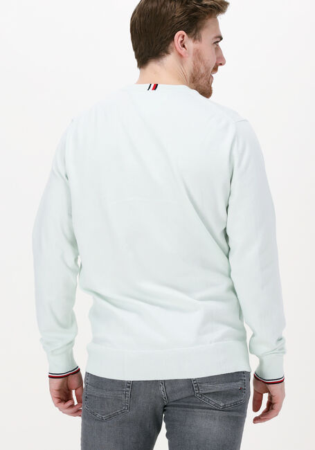 Mint TOMMY HILFIGER Trui TIPPED PIMA CTN MOULINE C-NK - large