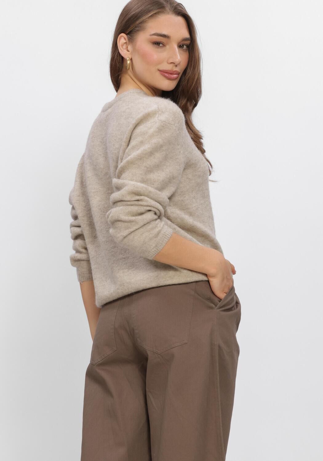 Beige BOII STUDIOS Trui TILDE - large