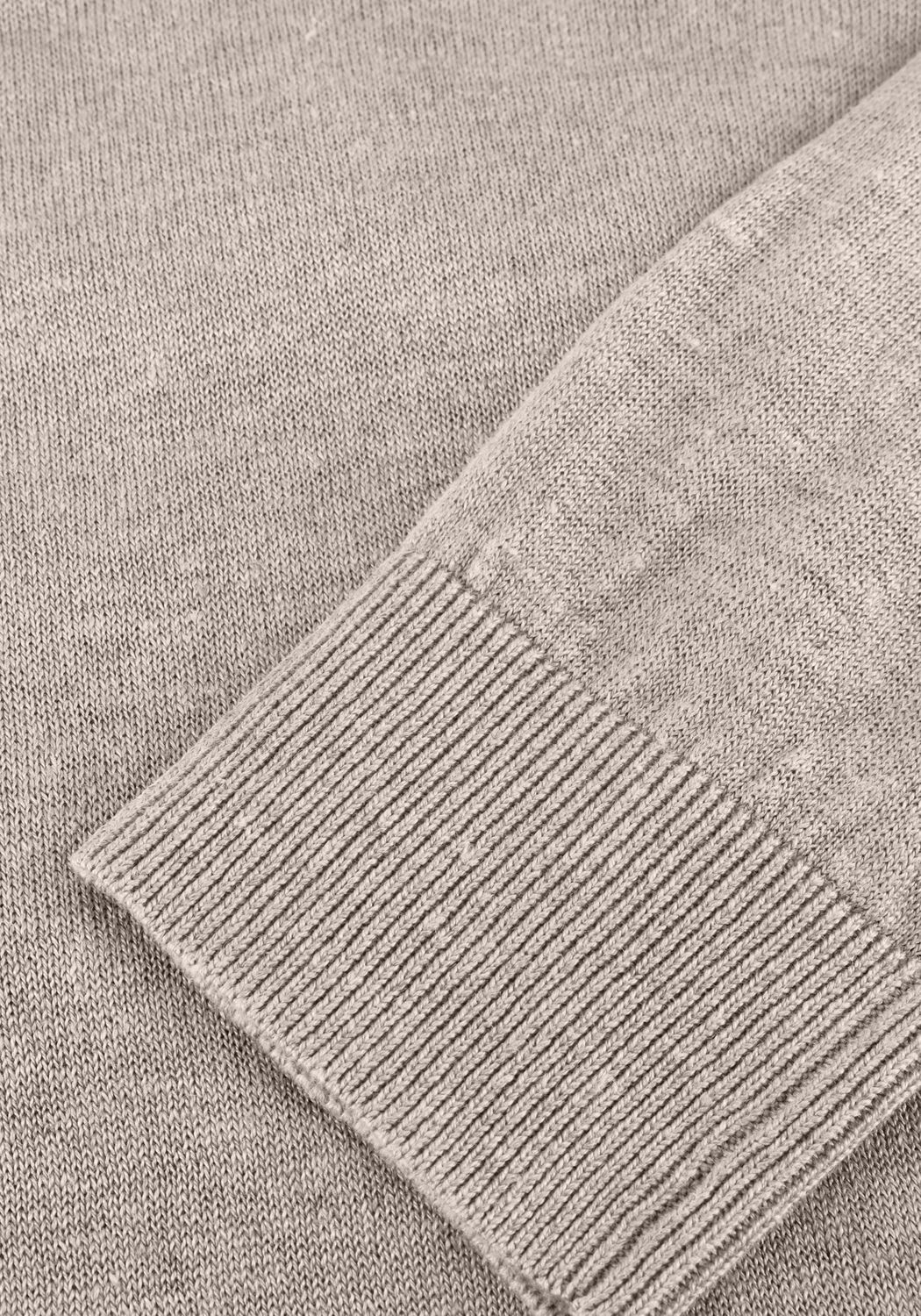 Beige GENTILUOMO Trui ROUND NECK LS - large