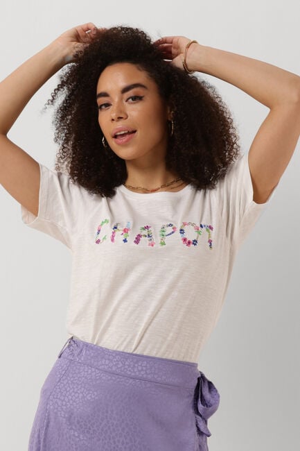 Gebroken wit FABIENNE CHAPOT T-shirt FLOWER CHAPOT T-SHIRT 301 - large