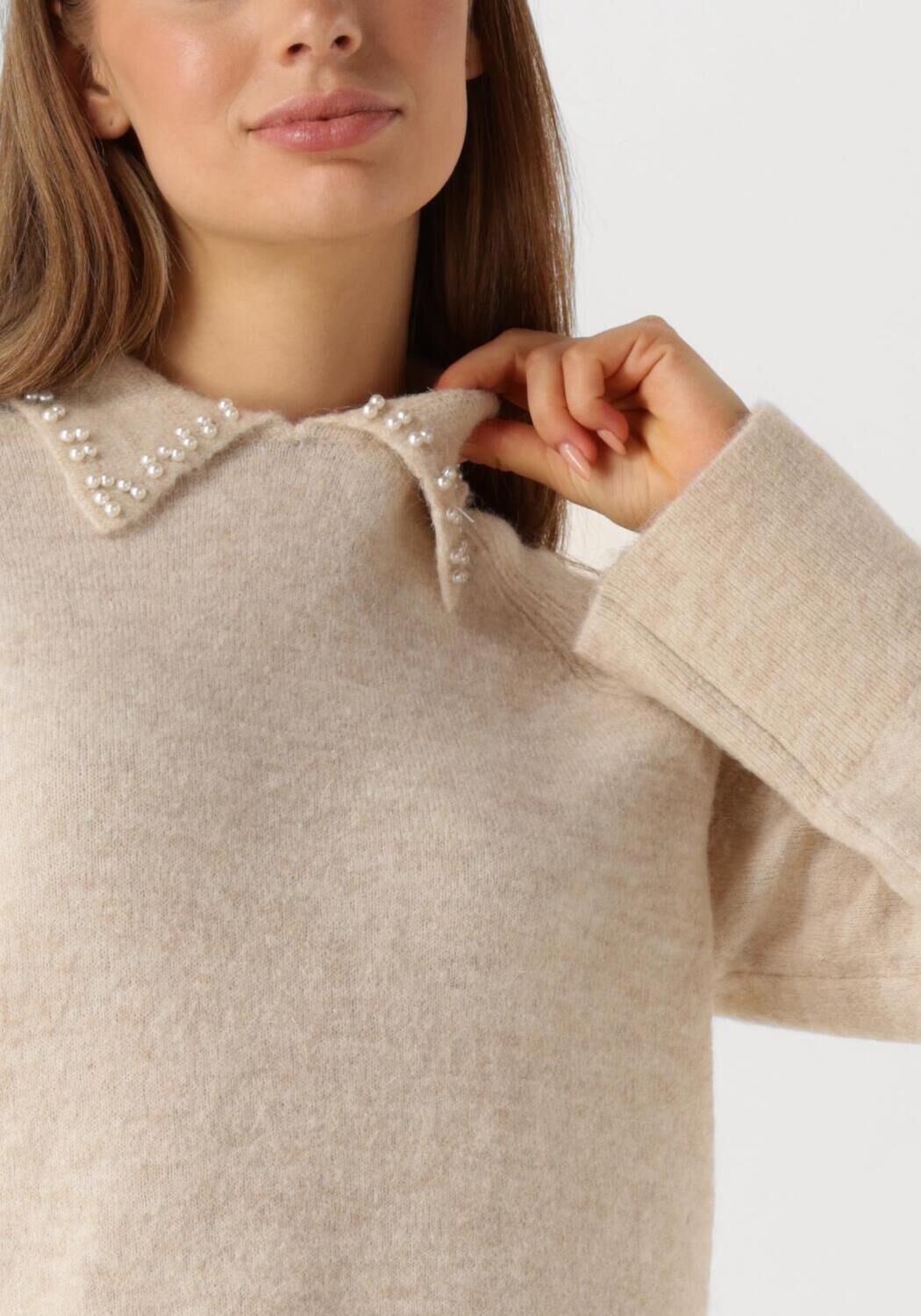 Y.A.S. Dames Truien & Vesten Yasneris Ls Knit Pullover Beige
