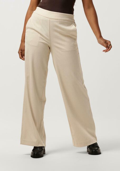 Gebroken wit SELECTED FEMME Pantalon ZOEY MW PANT - large
