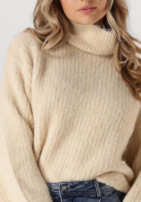 Ecru CO'COUTURE Trui CORALIE ROLL KNIT - large