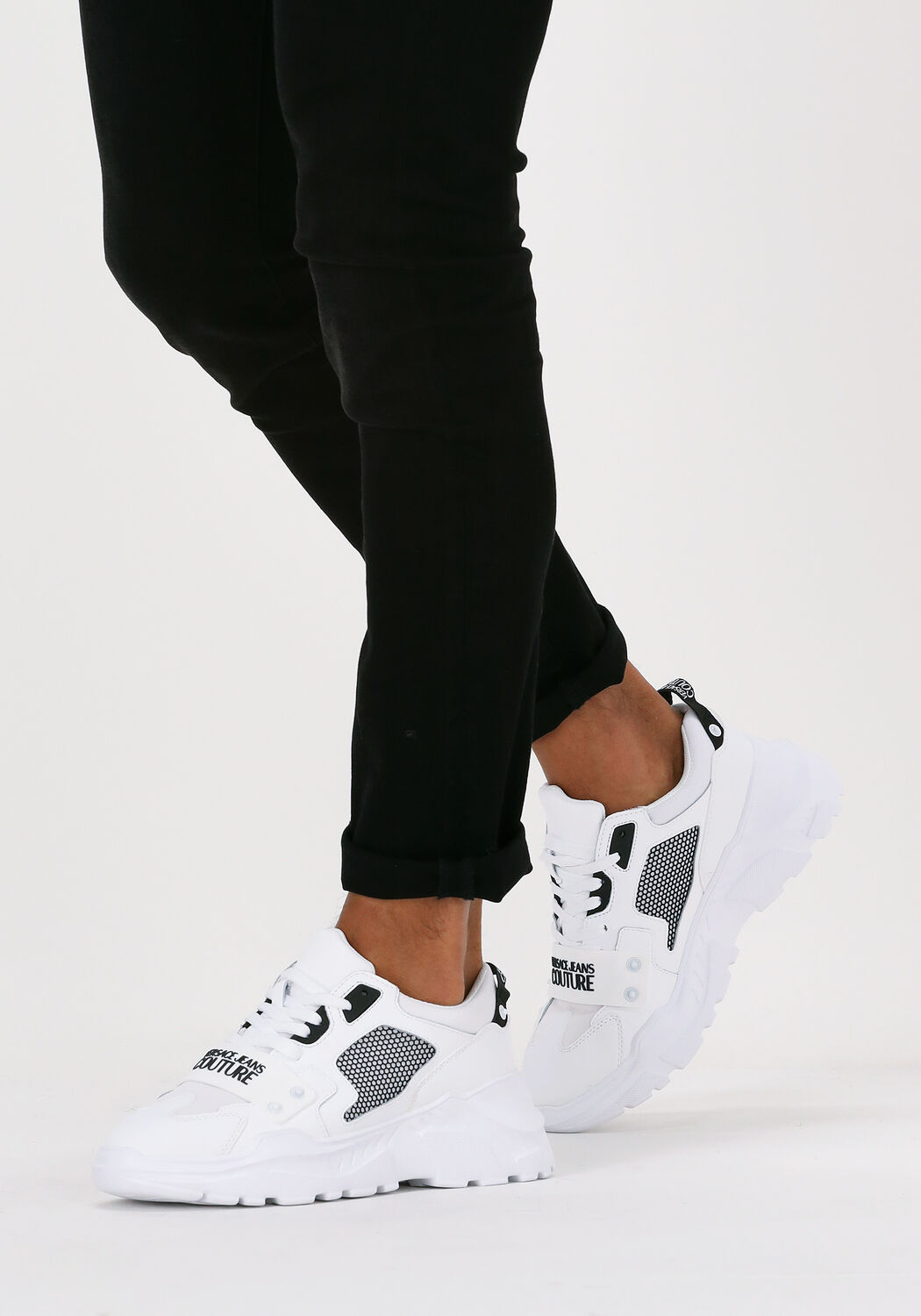 Witte VERSACE JEANS Lage sneakers SPEEDTRACK DIS SC4 - large