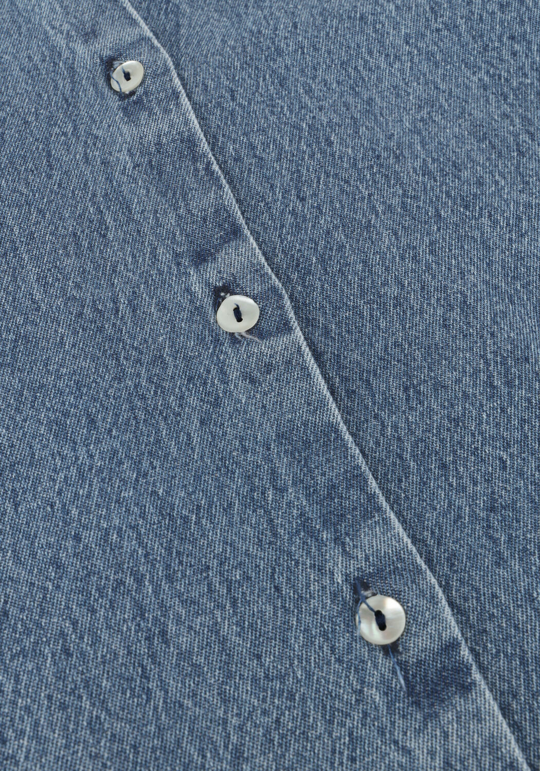 Blauwe BY-BAR Blouses SARAH SHORT DENIM BLOUSE - large