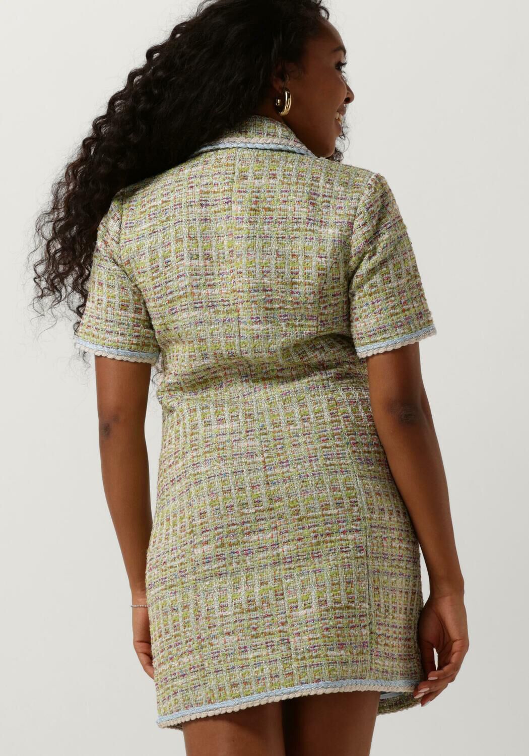Y.A.S. Dames Jurken Yastweedsta Ss Waistcoat Dress Beige