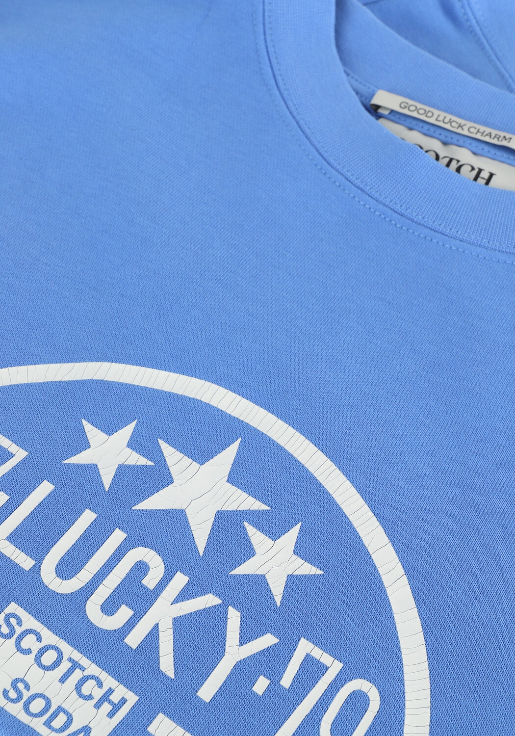 Blauwe SCOTCH & SODA Trui REGULAR FIT ORGANIC COTTON BLE - large