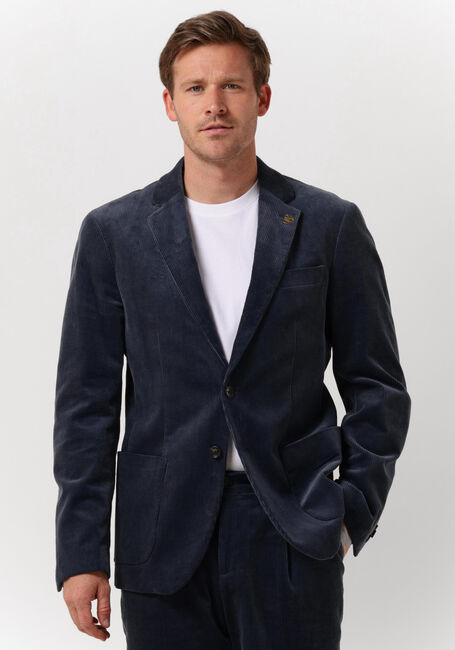 Blauwe SCOTCH & SODA Colbert CORDUROY SINGLE-BREASTED BLAZER - large