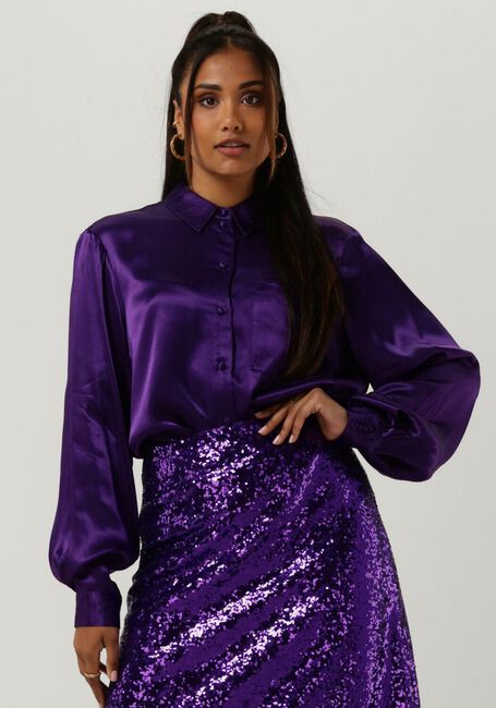Paarse SELECTED FEMME Blouses LYRA LS SHIRT - large