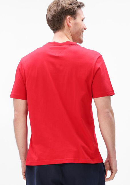 Rode TOMMY HILFIGER T-shirt BRAND LOVE SMALL HILFIGER TEE - large