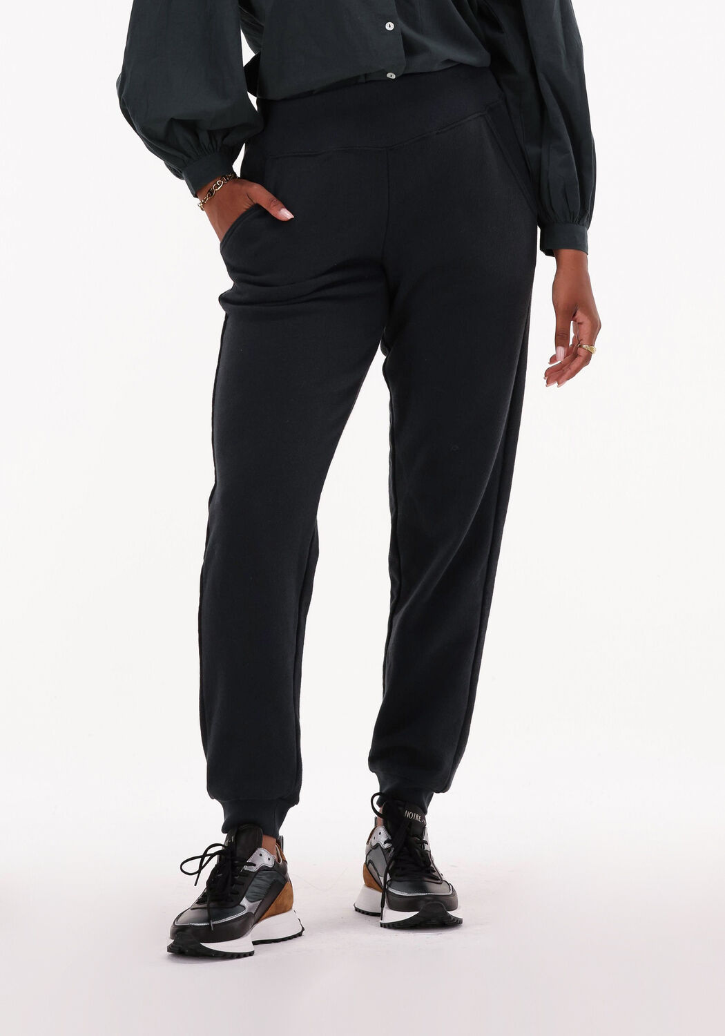 donkerblauwe by bar joggingbroek devis sweat pant