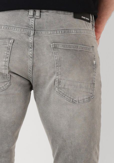 Grijze PURE PATH Skinny jeans THE JONE SKINNY FIT JEANS - large