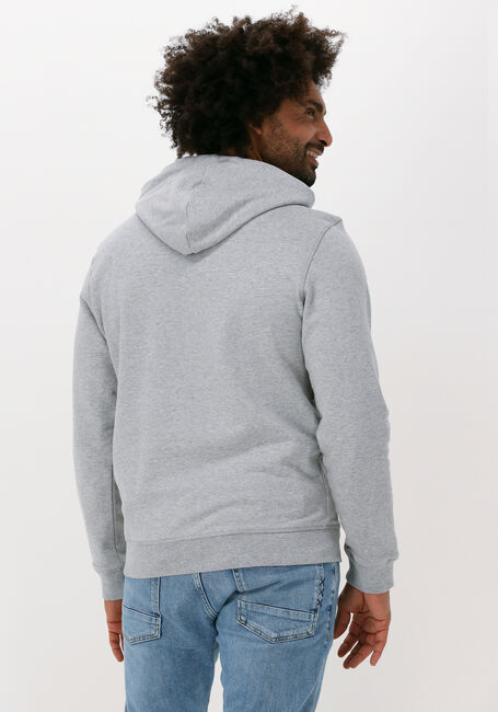 Lichtgrijze NATIONAL GEOGRAPHIC Sweater UNISEX HOODY WITH BIG LOGO - large