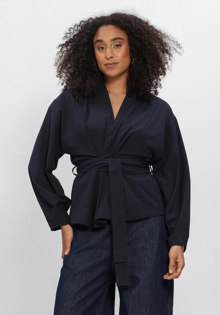 Donkerblauwe SUMMUM Top TOP PINSTRIPE SMALL - large