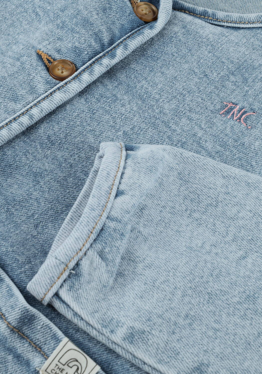 Lichtblauwe THE NEW CHAPTER Spijkerjas DENIM JACKET JACK - large