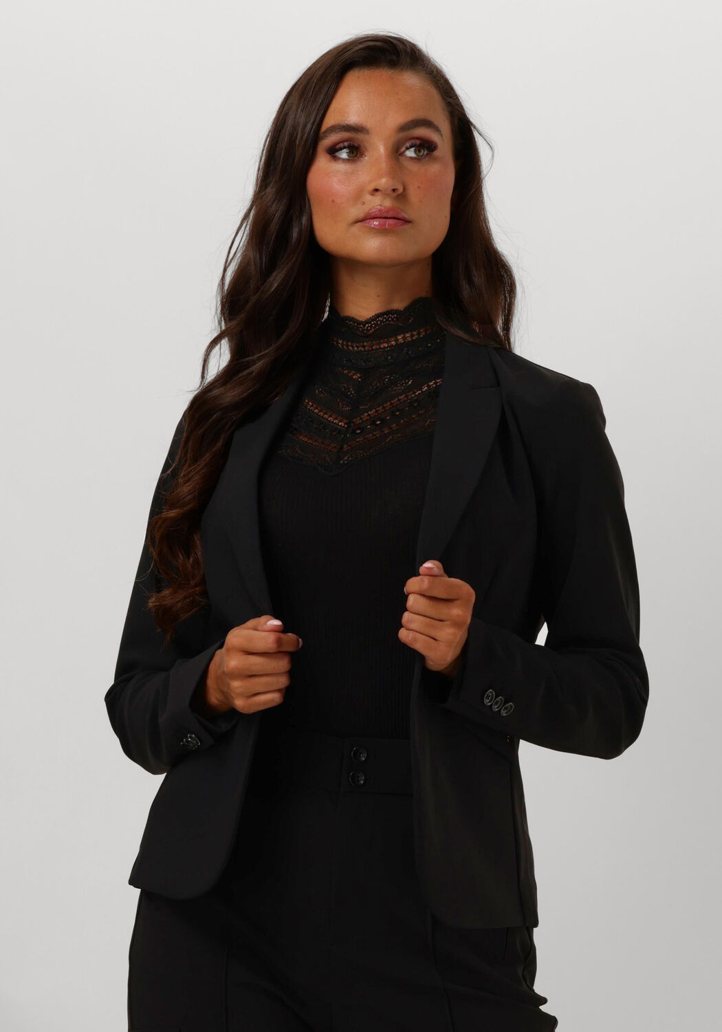 MOS MOSH Elegante Izzy Blazer voor Vrouwen Black Dames