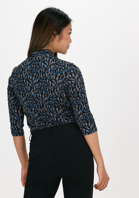 Blauwe JANSEN AMSTERDAM Top TOP W/BAND - large
